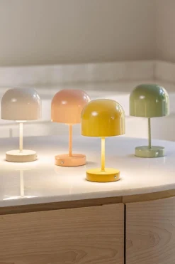 Bordlampe Napoli oppladbar 24 cm beige