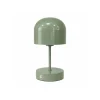 Bordlampe Napoli oppladbar 24 cm grønn