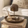 Bordlampe Napoli oppladbar 24 cm mørk beige