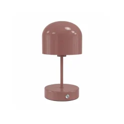 Bordlampe Napoli oppladbar 24 cm rosa