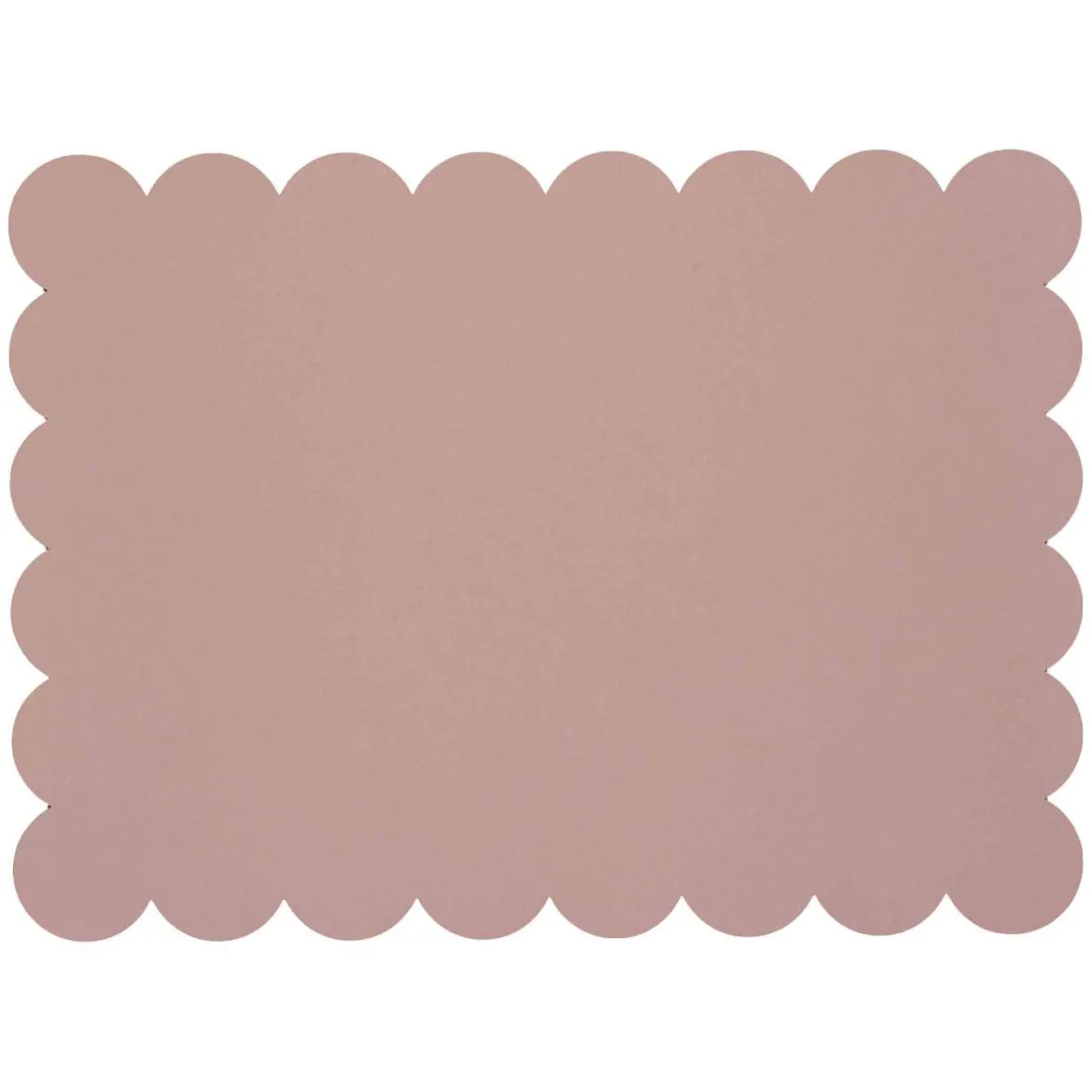 Dekkebrikke Scallop, rosa