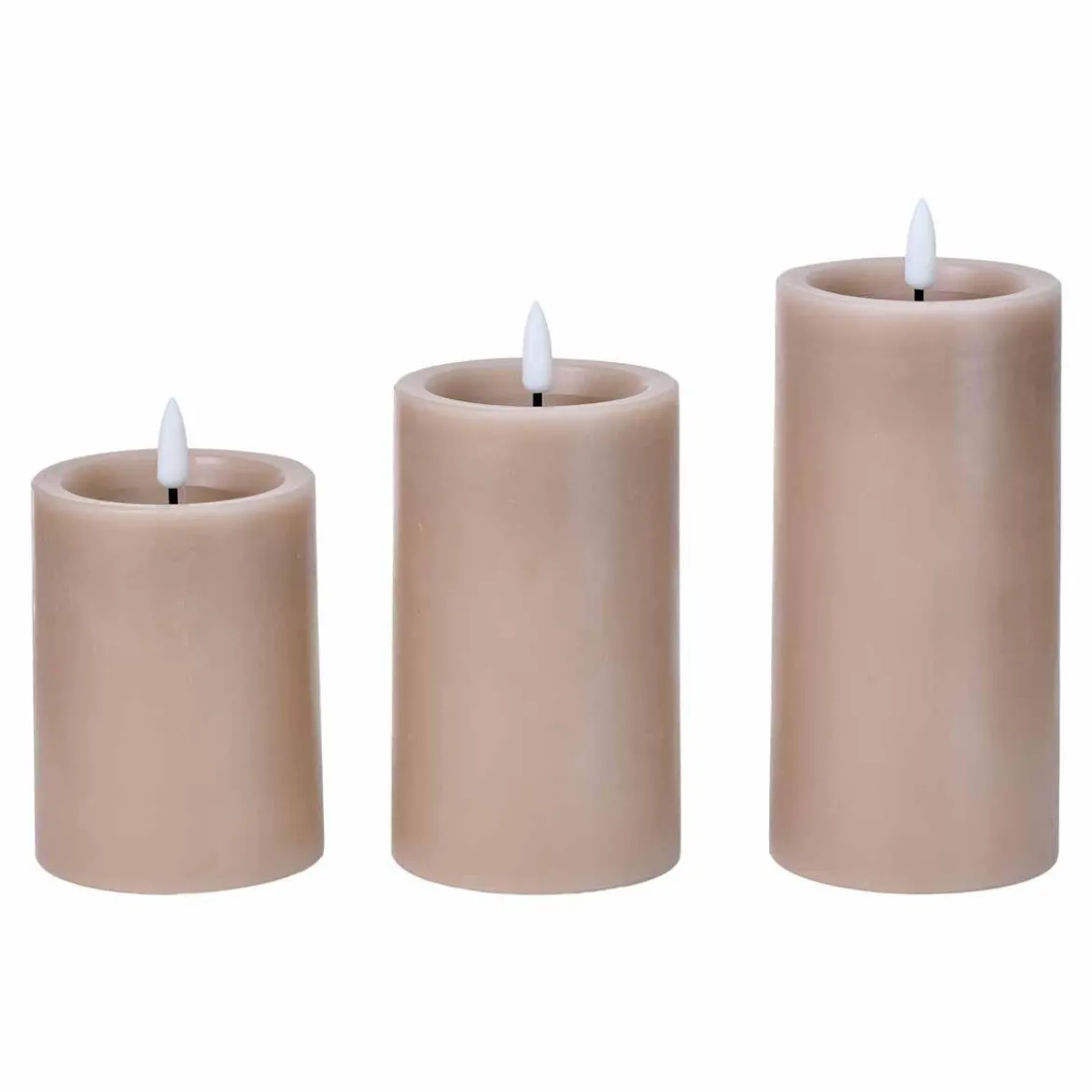 Gaveeske LED 4 pk taupe