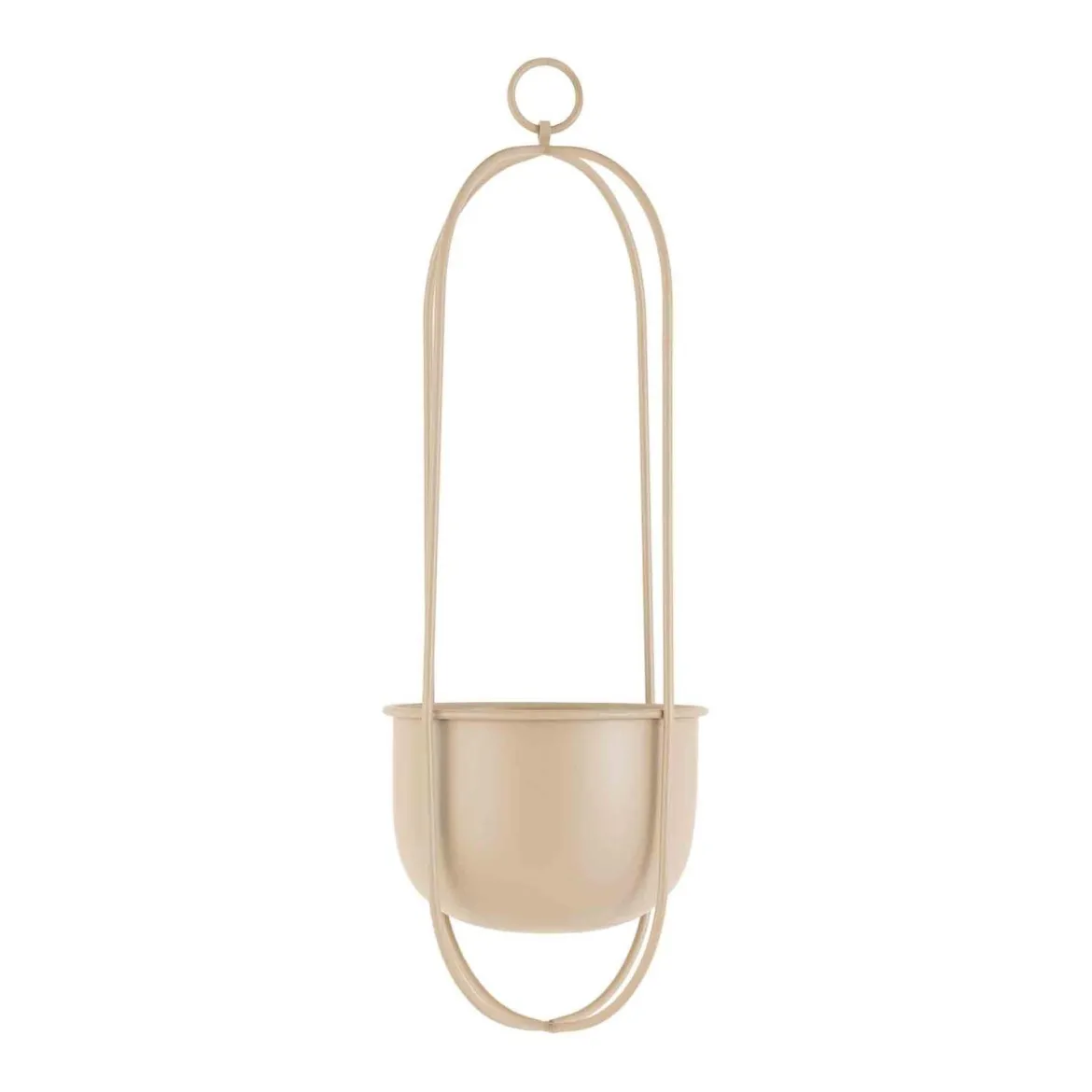 Hengepotte Singel 45 cm beige