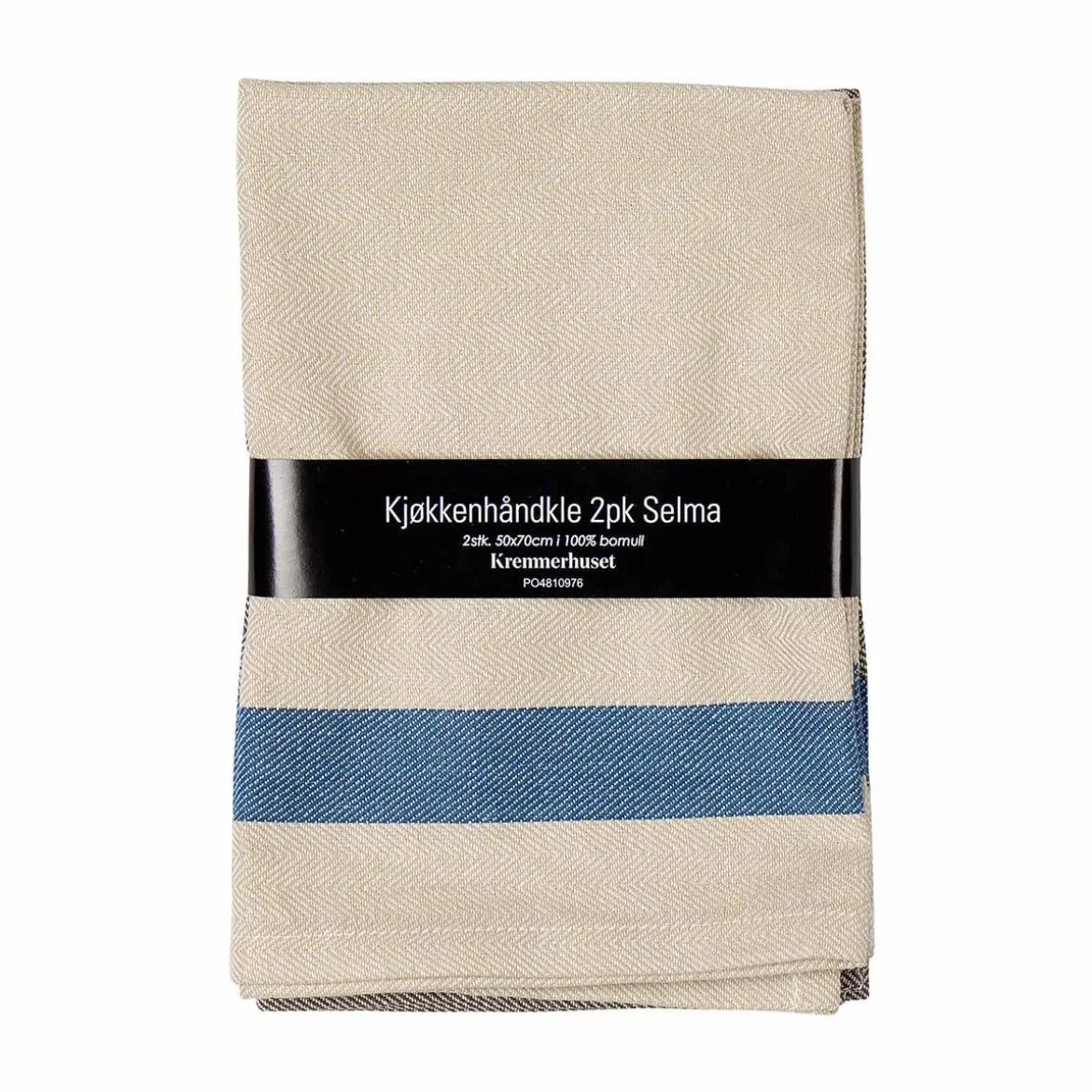 Kjøkkenhåndkle 2pk Selma 50x70cm