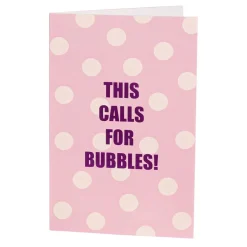 Kort This calls for bubbles