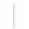 Kronelys 27cm hvit
