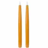 Kronelys LED 2 pk 26,5 cm oker