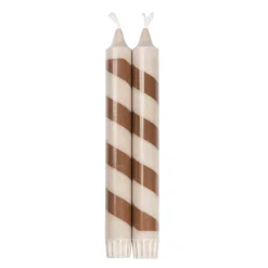 Kronelys 2pk stripe