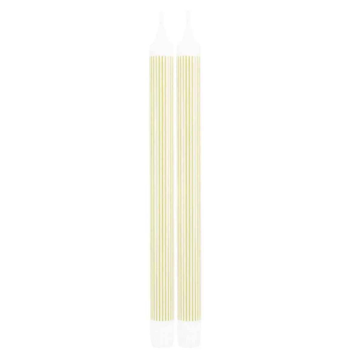 Kronelys 100% stearin 2 pk, Stripe