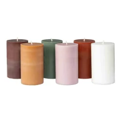 Kubbelys 100% stearin 10cm woodrose