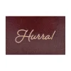 Liggende kort Hurra!