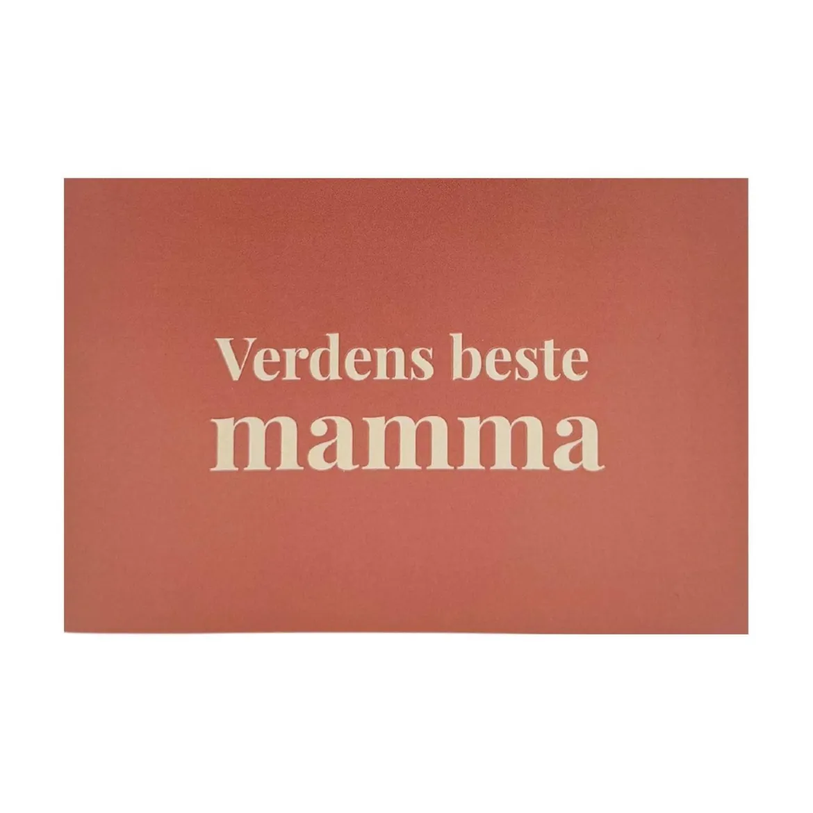 Liggende kort Verdens beste mamma
