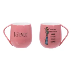 Lykketegning - Bestemor Krus 40 cl rosa