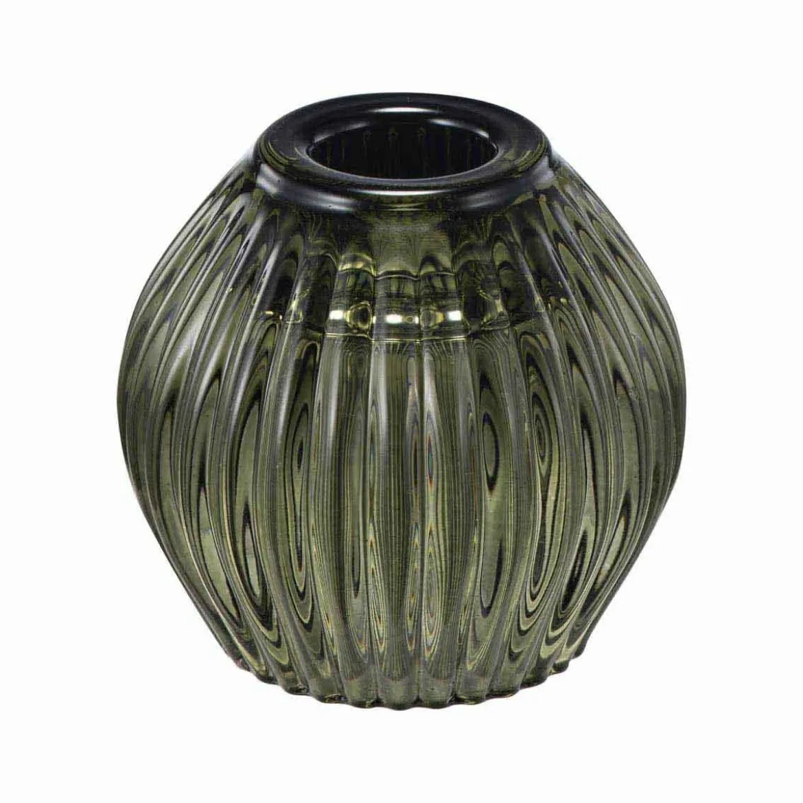 Lysestake Kombi Rille 7 cm grønn