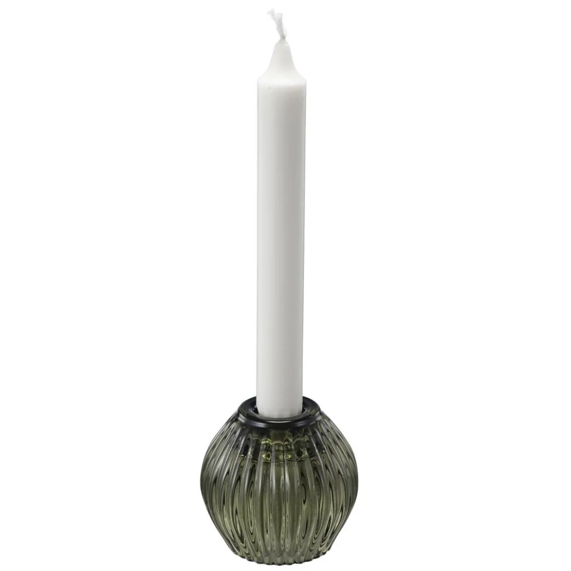 Lysestake Kombi Rille 7 cm grønn