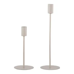 Lysestake Melina 18cm beige