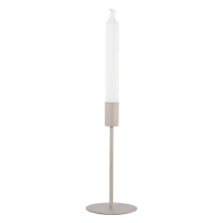 Lysestake Melina 18cm beige