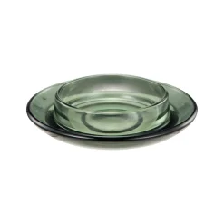 Lysholder Leo 14cm grønn