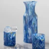 Magnor - Swirl karaffel/vase blå