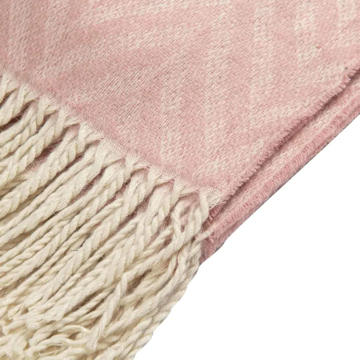 Pledd ZigZac 130x170 cm rosa