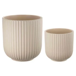 Potte Riley matt 20 cm, beige