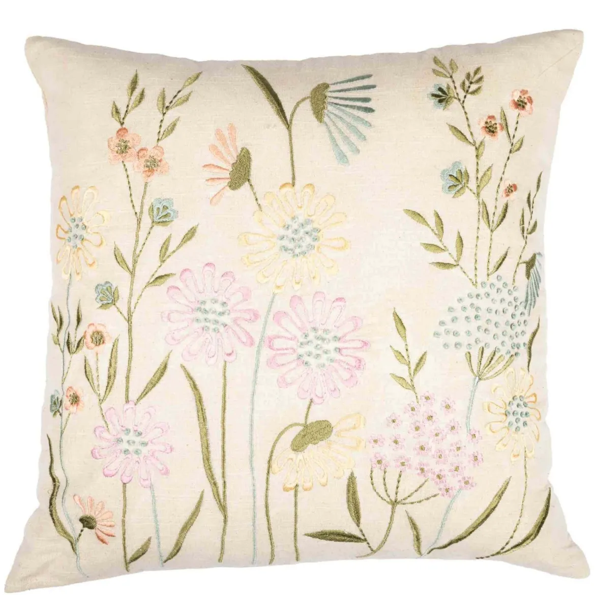 Puterekk Saga brodert multi 48x48cm