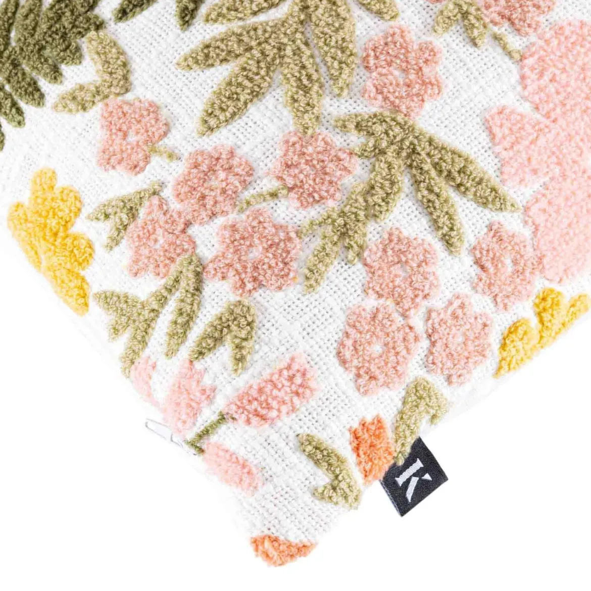 Putetrekk Blomsterdrøm broderi 48x48cm