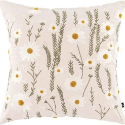 Putetrekk Daisy broderi 48x48cm