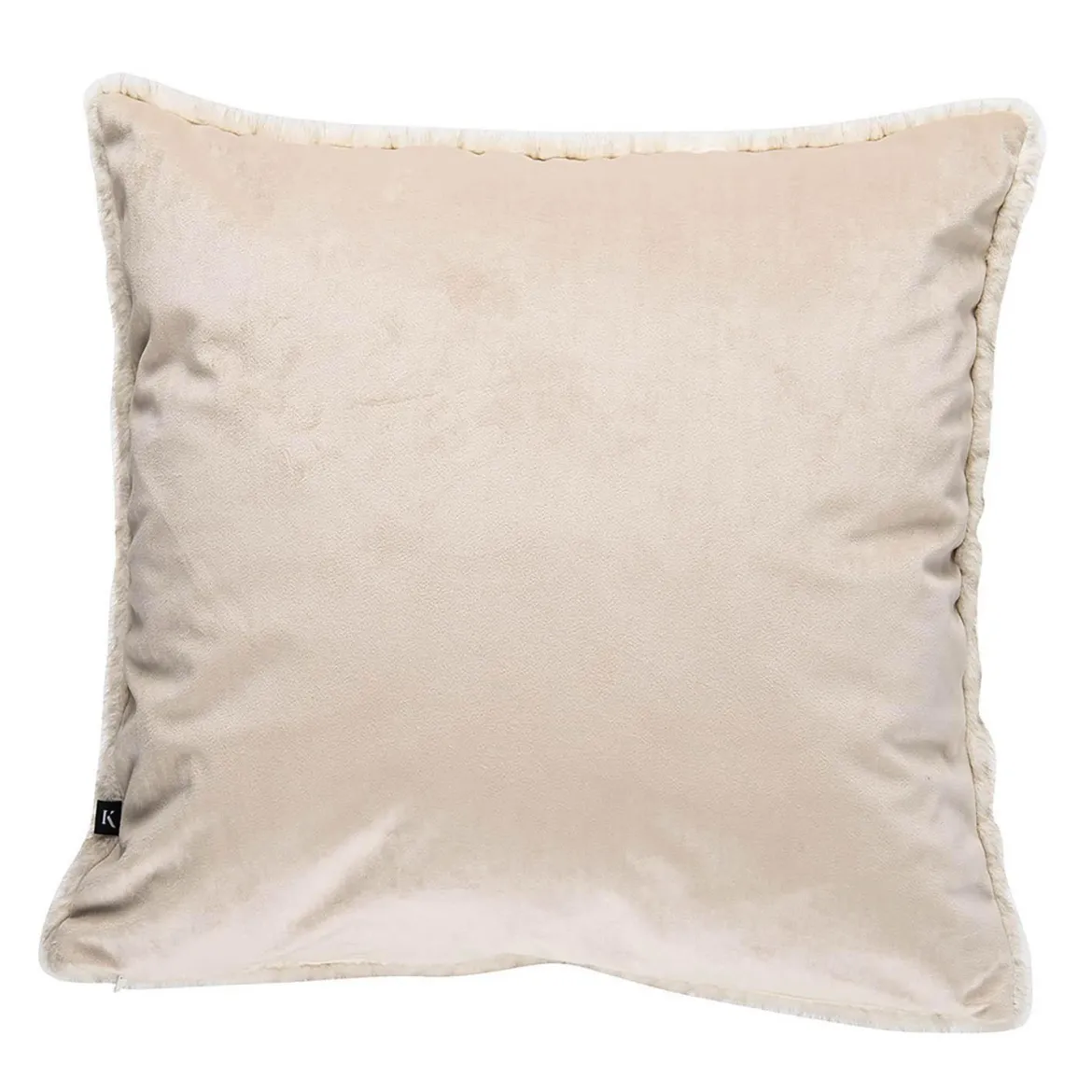Putetrekk Faux fur grafisk 48x48 cm