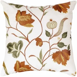Putetrekk Poppy broderi 48x48cm