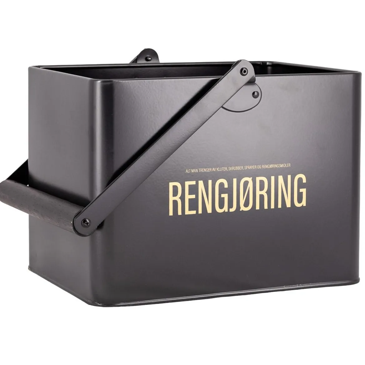 Rengjøringsboks sort