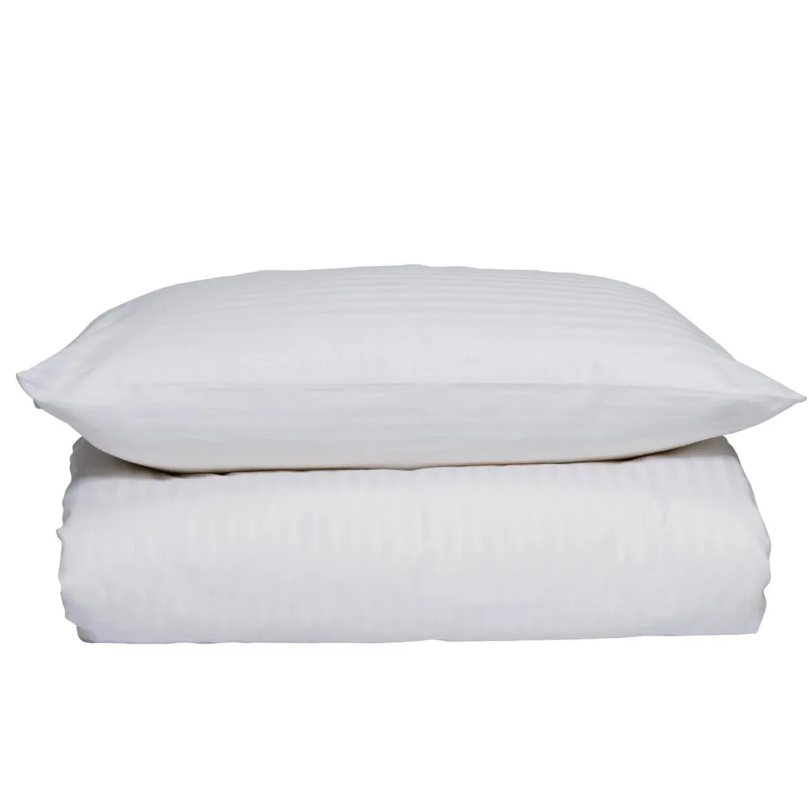 Sengesett Adele Sateng 140x220 cm, hvit