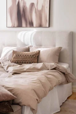 Sengesett Flanell Embrace 140x220 cm beige