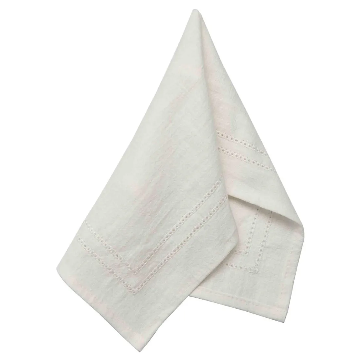 Serviett Molly 35x35cm hvit