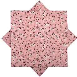 Serviett Småblomster rosa