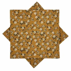 Serviett Tiny Flowers oker