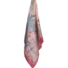 Skjerf Blomster 70x70 cm