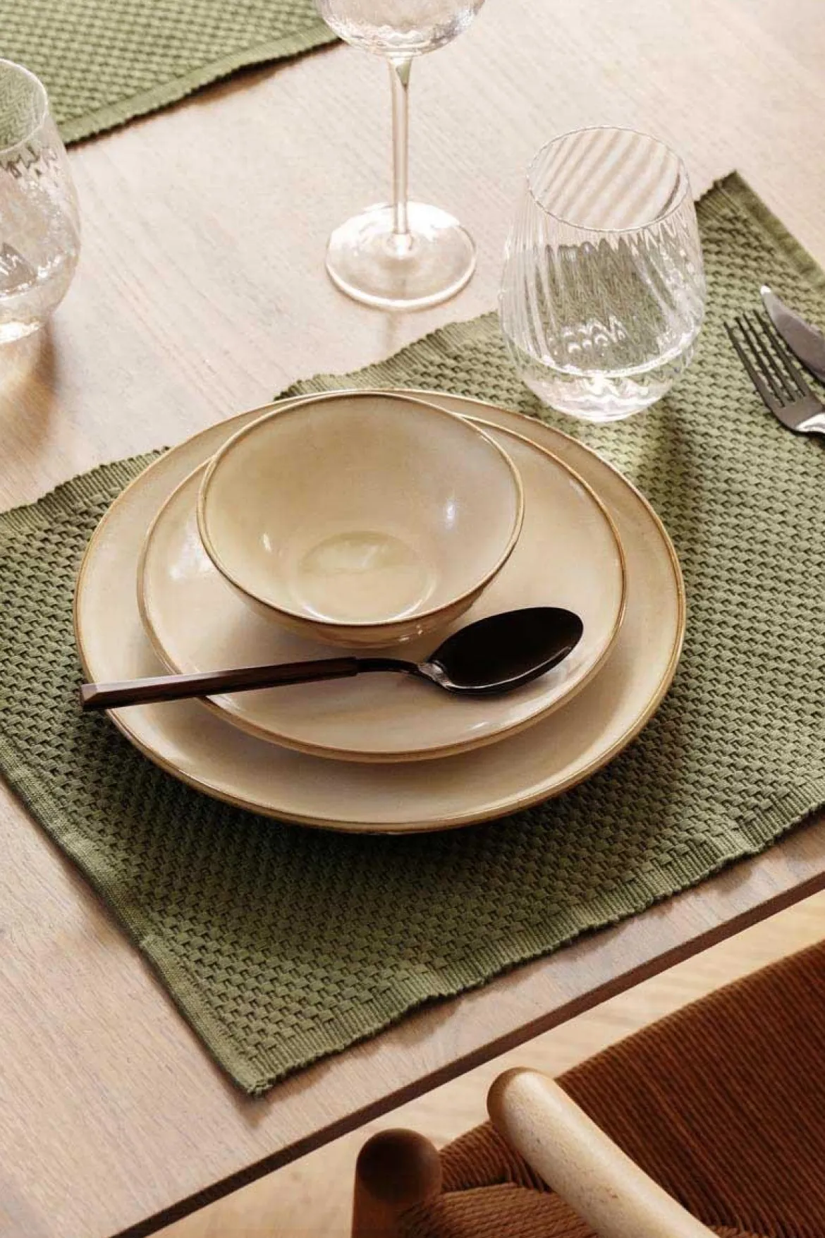 Skål Iben 14cm beige