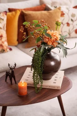 Stilkblomst Peon 70cm oker