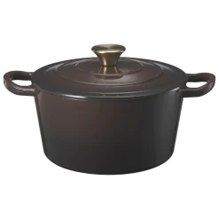 Støpejernsgryte 3,8 L brun