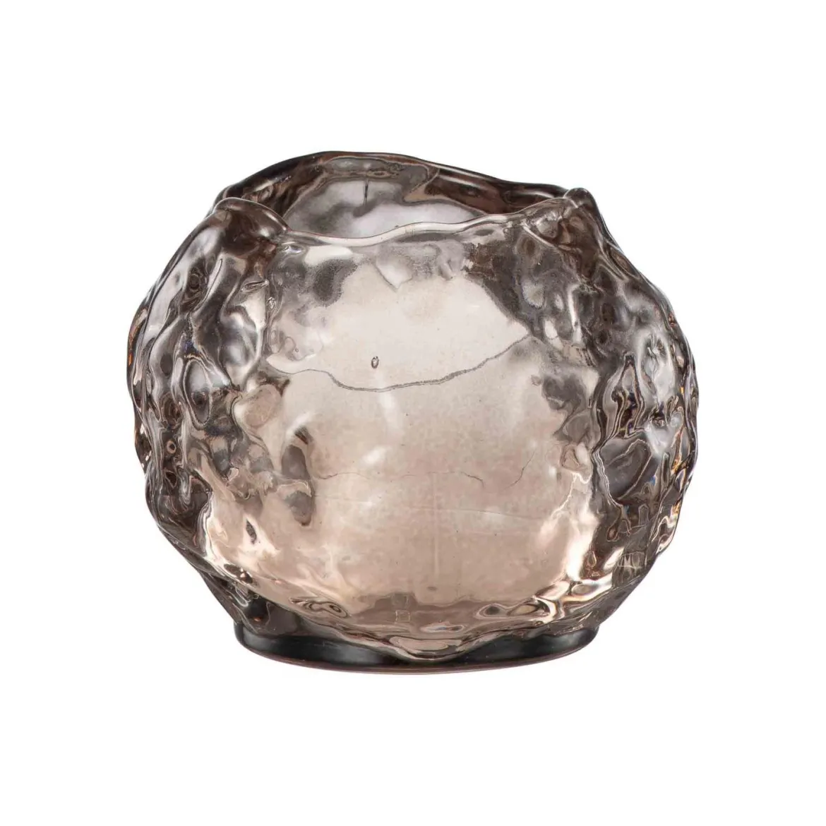 Telysholder Bianca 6 cm brun