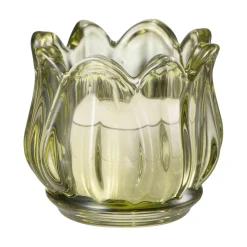 Telysholder Flora 5,5 cm grønn