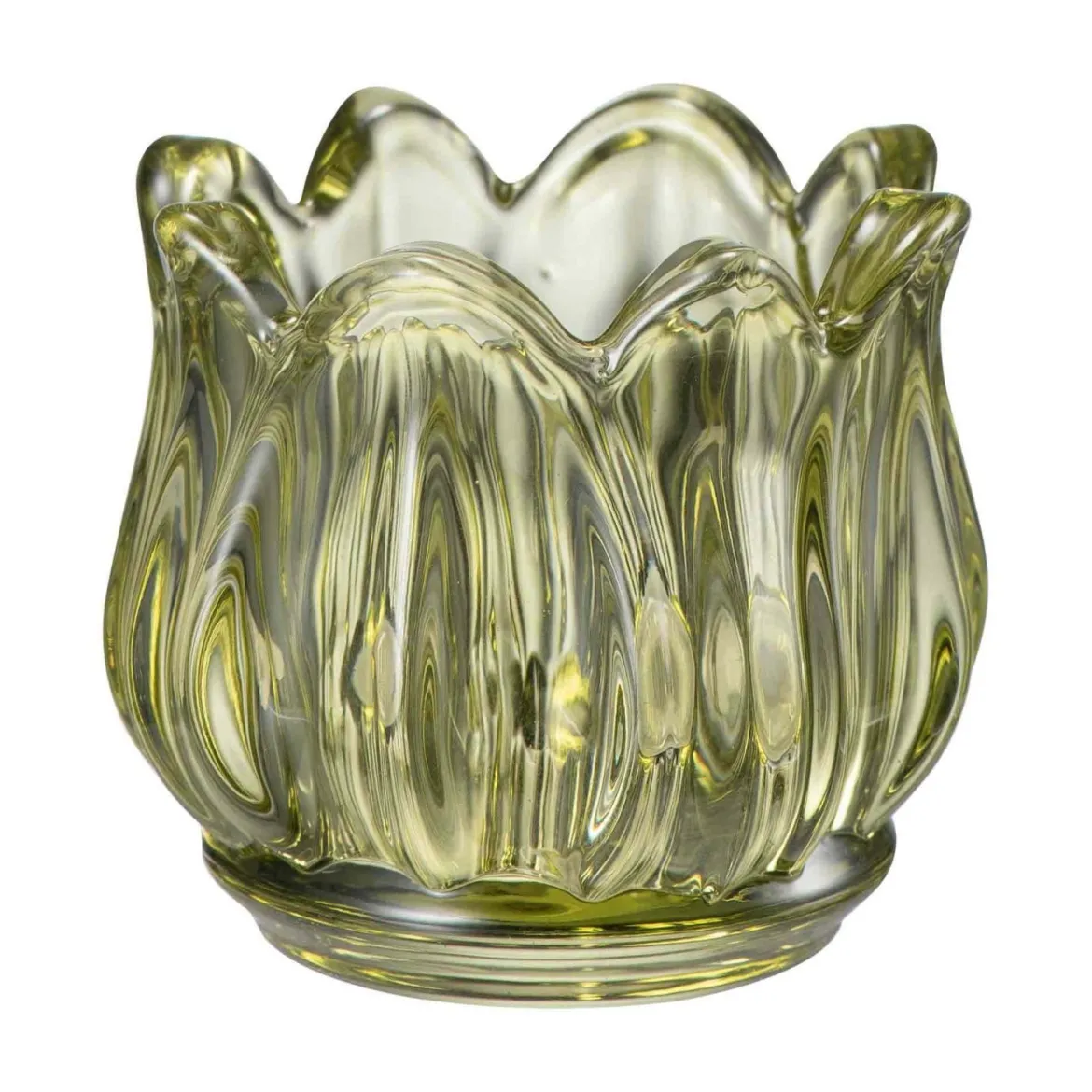 Telysholder Flora 5,5 cm grønn