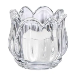Telysholder Flora 5,5 cm Klar