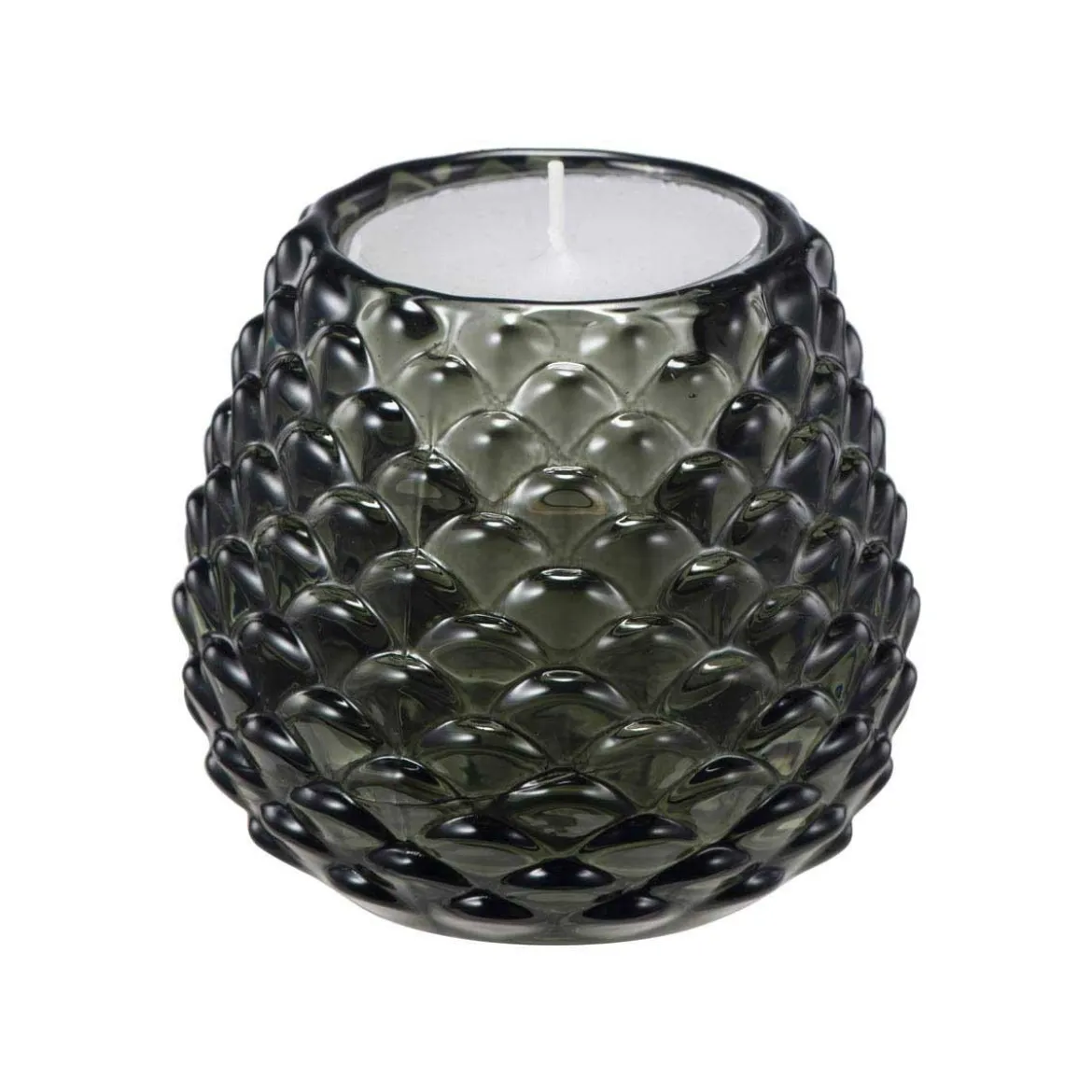Telysholder Kongle 10cm grønn