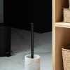 Toalettbørste marmor beige