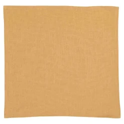 Tøyserviett Vindel Lin 42x42cm 4-pk gul