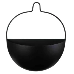 Veggpotte Lia 29 cm sort